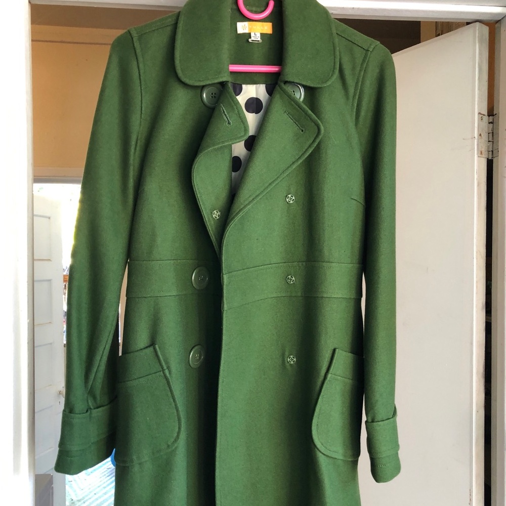 Tulle trench coat
